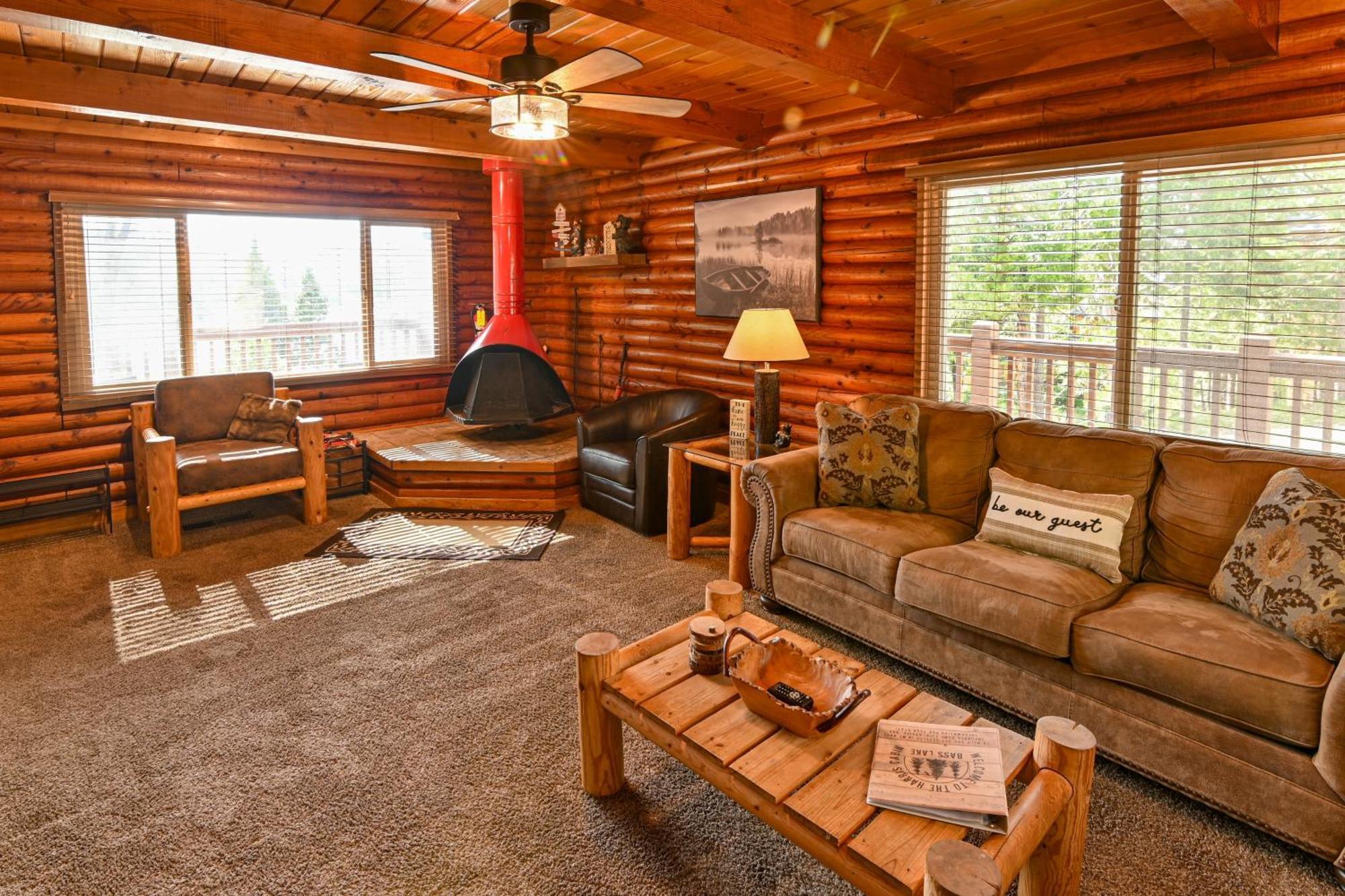 Harris Lakeview Cabin Bass Lake Dış mekan fotoğraf